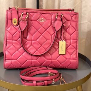 Coach Crosby Carryall with Canyon Quilt Leather